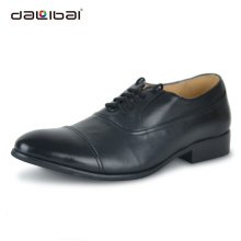 Zapatos de cuero oxford del vestido de los hombres de lujo suela de goma